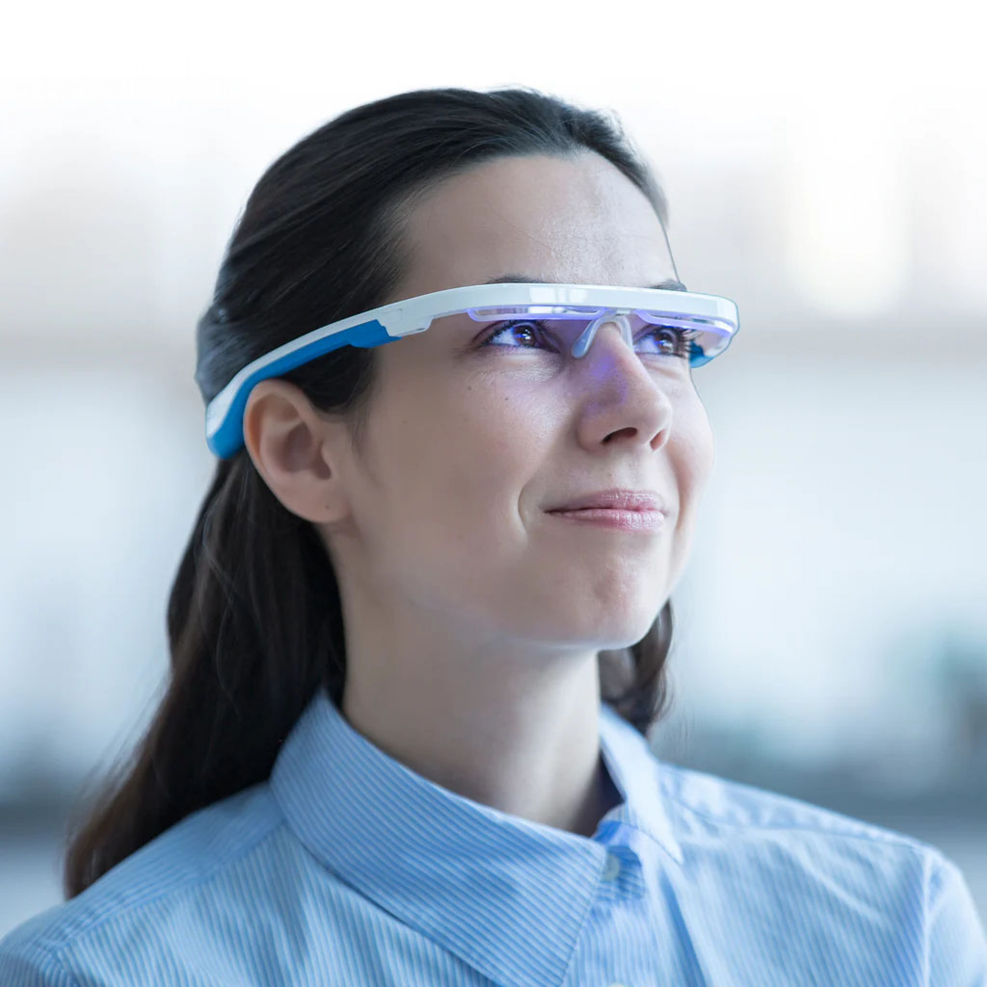 Розумні світлотерапевтичні окуляри AYO+ (White-Blue)